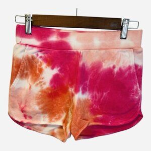 525 America Revolve Dolphin Shorts XS Coral Multi Athleisure Comfort Cotton NWT